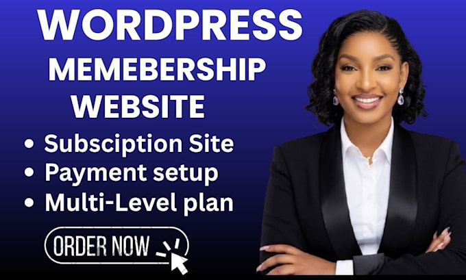 build wordpress membership website or subscription website