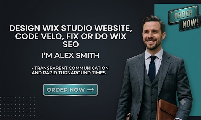 fix , customize, design wix studio website, code velo, wix seo, wix website ,