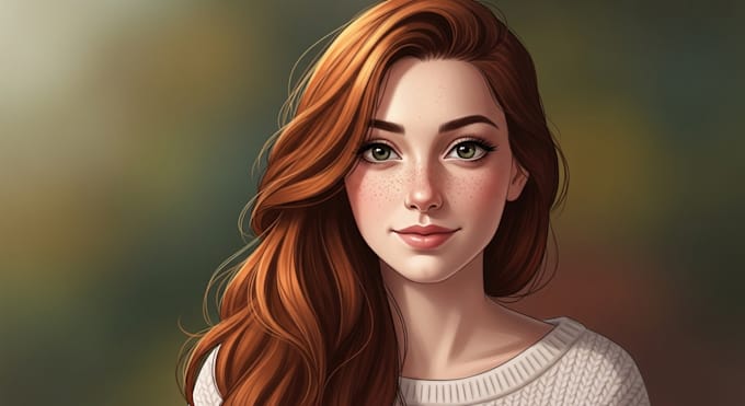 draw illustration style portrait