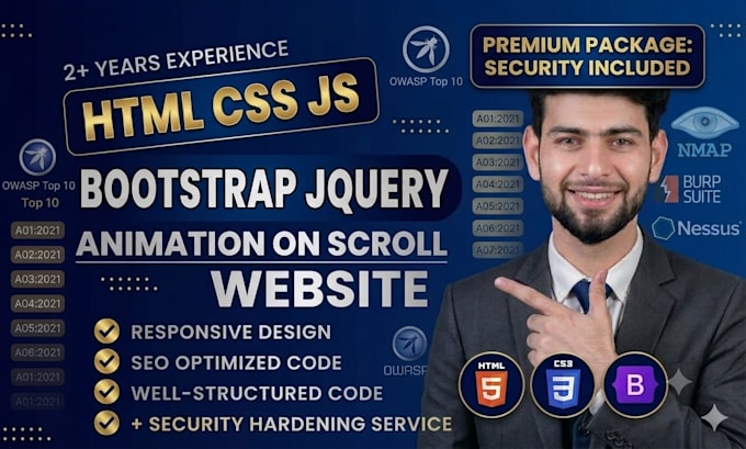 build responsive secure and SEO friendly websites
