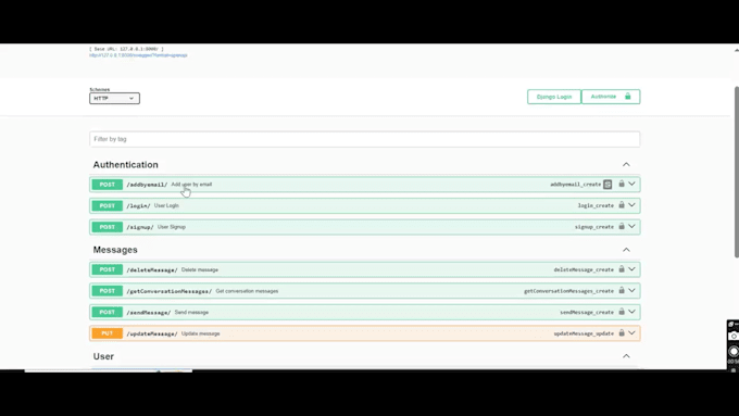 do react API integration with django rest framework or any backend
