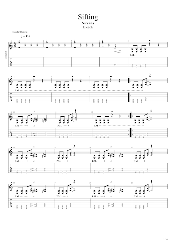 transcribe any song into accurate guitar tabs