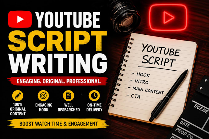 write engaging hindi youtube scripts