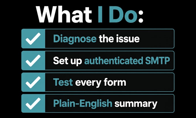 fix your wordpress contact form not sending emails