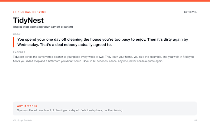write a scroll stopping tiktok and short form video ad script