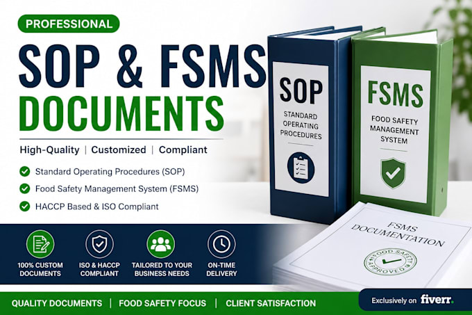 create audit ready document for fmcg manufacturers
