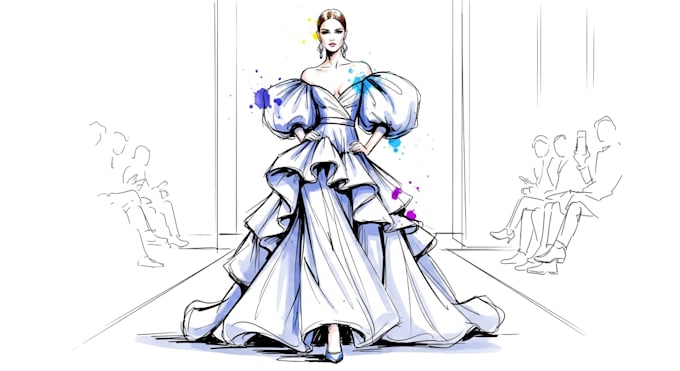 draw a fashion illustration