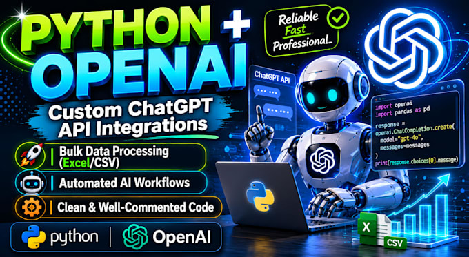 build custom python scripts using the openai chatgpt API
