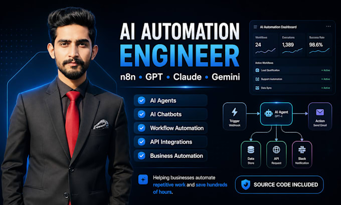 build ai agents chatbots and n8n automation workflows
