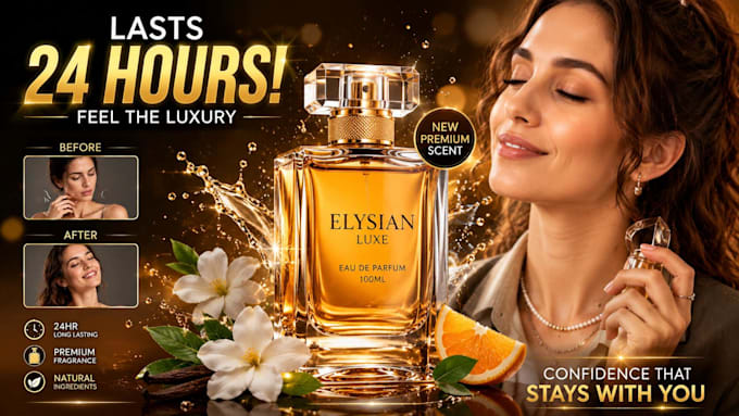 design premium product advertisement image