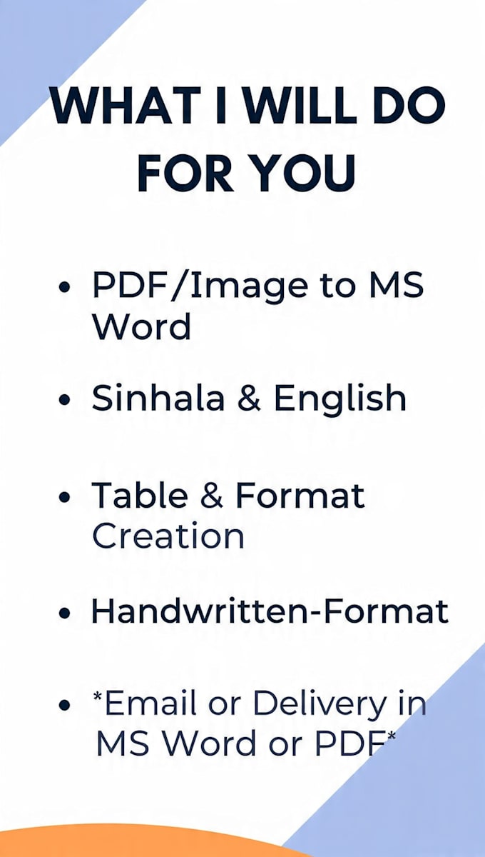 do fast and accurate typing from PDF image to word document