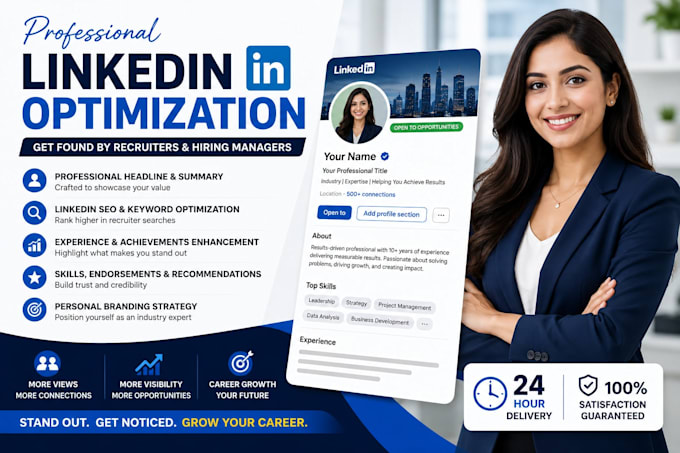rewrite and optimize your linkedin profile