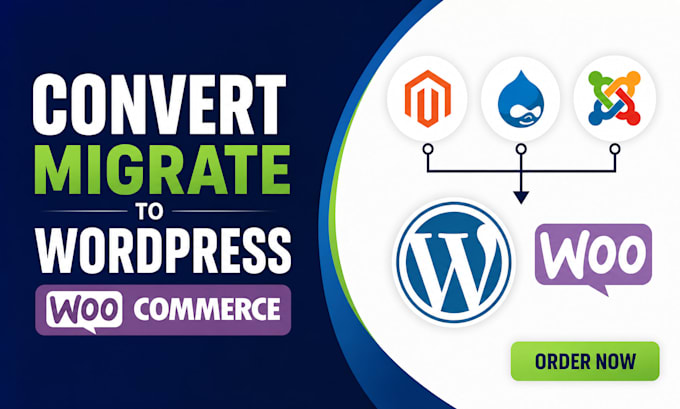 convert clone or migrate magento drupal joomla to wordpress woocommerce safely