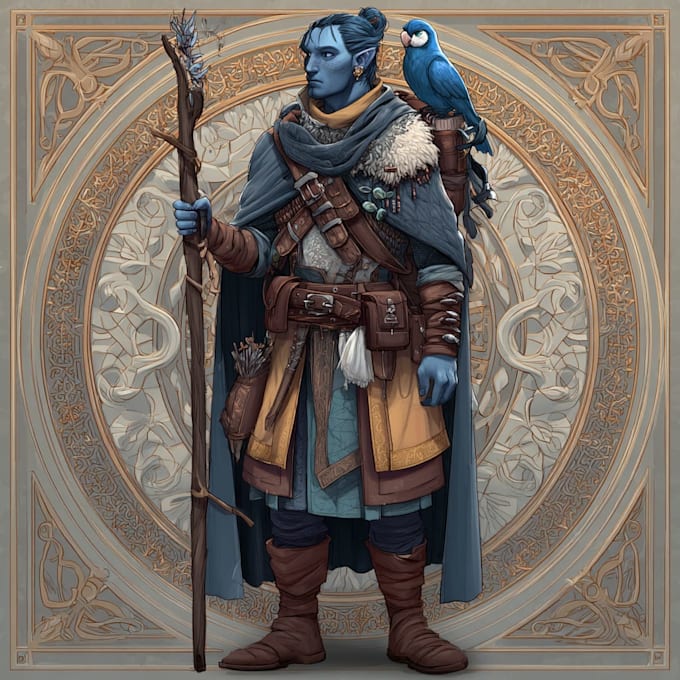 dnd character art and dnd character art