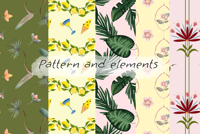 do patern,elements and design for your needs