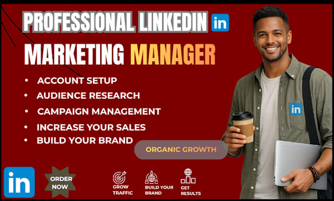 be your linkedin manager and content creator for personal branding and business