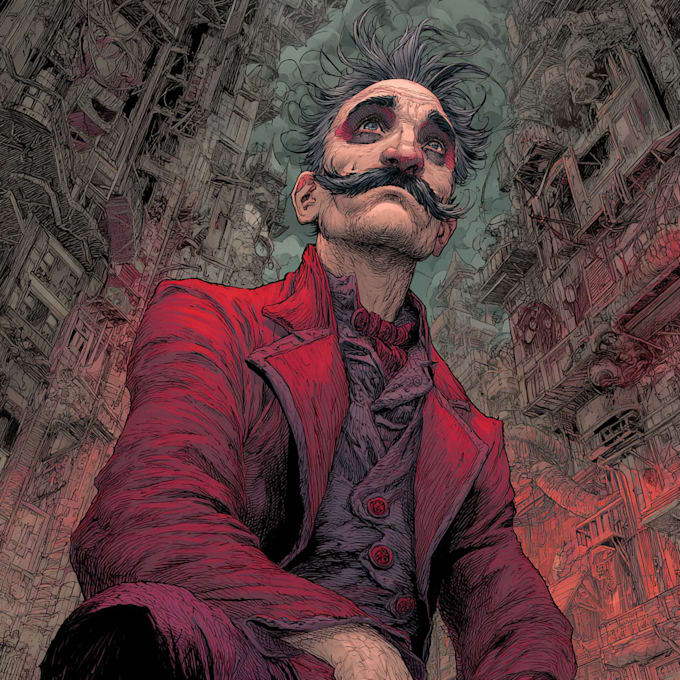 create custom superhero comic art