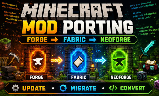 migrate minecraft mods for forge fabric neoforge mod porting modpack