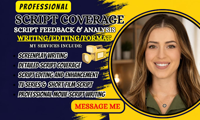 provide script coverage, feedback, and analysis for your tv script or screenplay