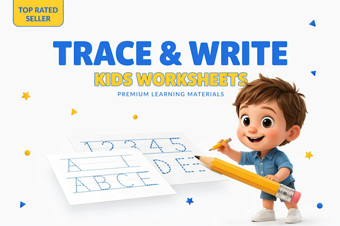 design kids worksheets, trace and write pages tracing worksheets