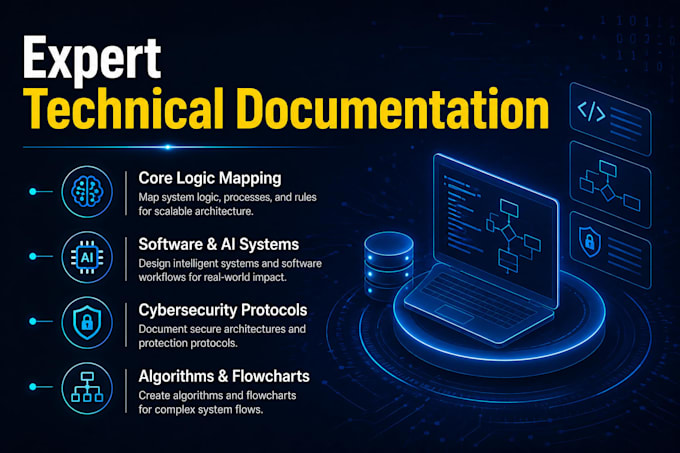 develop tech concepts, logics, and write professional whitepapers