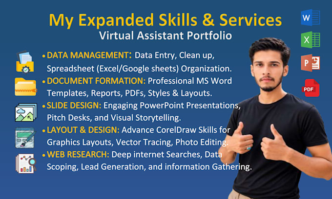 be your expert ms office assistant and virtual assistant