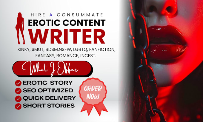 write captivating characters for erotic, romance novel nsfw fanfic, ghostwriter