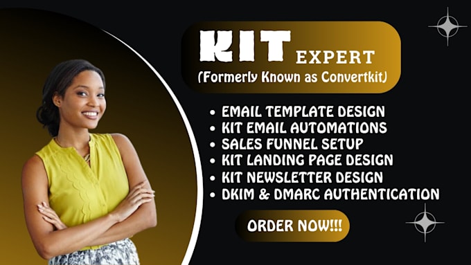 design convertkit newsletter, kit email template design, convertkit automation