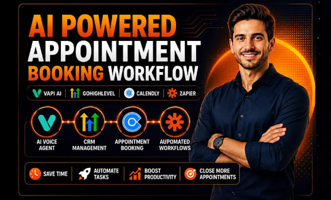 build vapi ai gohighlevel crm calendly appointment booking zapier workflow