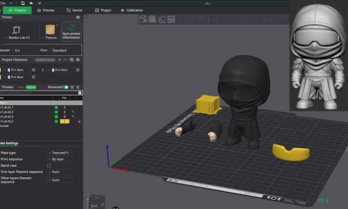 add color to 3d model without ams convert stl to 3mf split in bambu studio