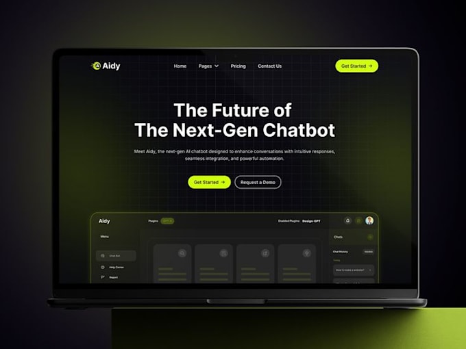 develop ai chatbot webapp, ai tech webapp ai chatbot model ai webapp