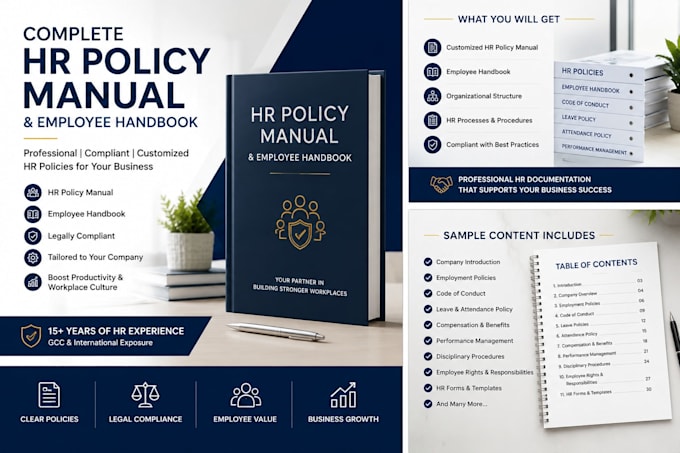 create a complete HR policy manual for your company