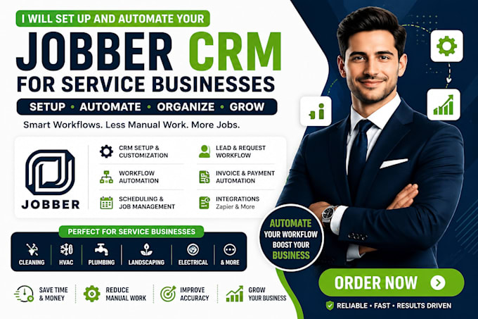 be your jobber crm expert for setup and automation