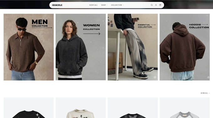 build a custom ecommerce store for your clothing brand