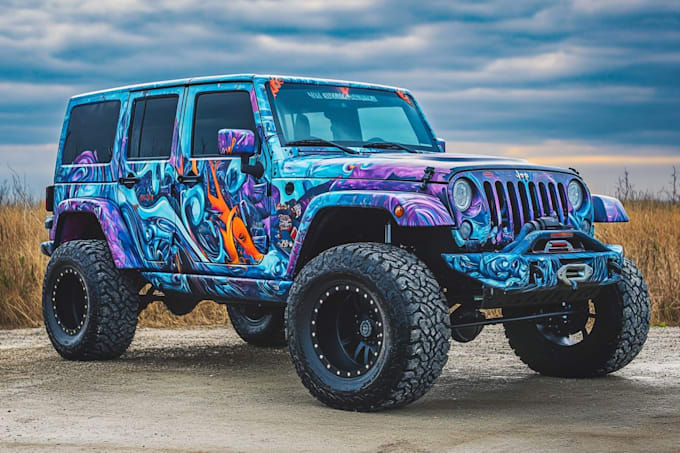 make branding vehicle wrap, car wrap