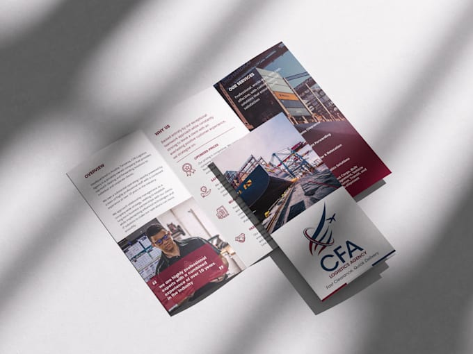 design a trifold brochure, bifold brochure or flyer