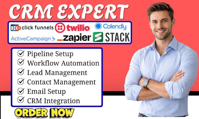 setup clikfunnels active campaign twillo stack calendly zapier email sequences