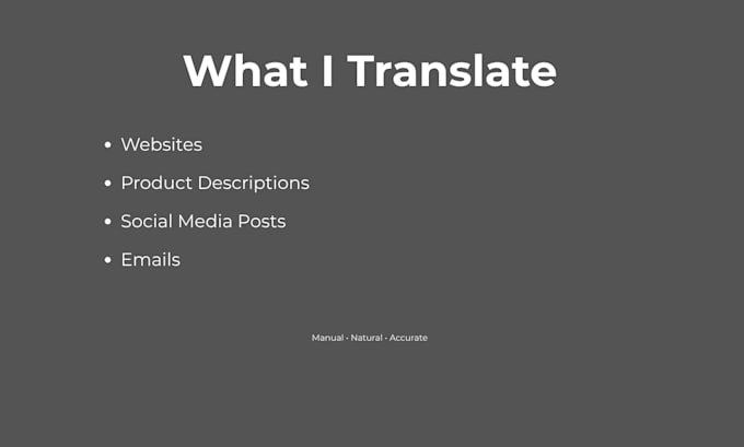 translate english, russian, german manually