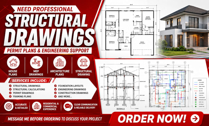 create architecture floor house plan structural drawing