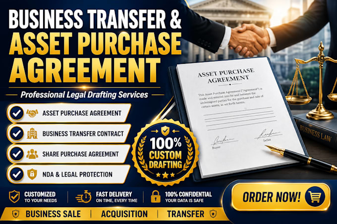 create a business transfer and asset purchase agreement