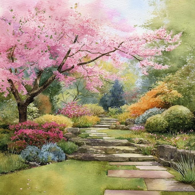 fantasy landscape and environment illustration