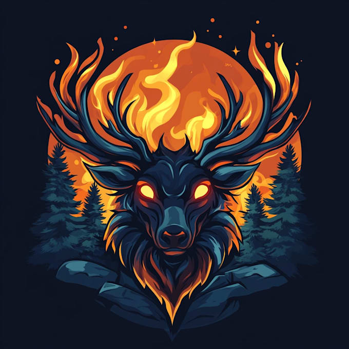 unique and detailed fantasy logo
