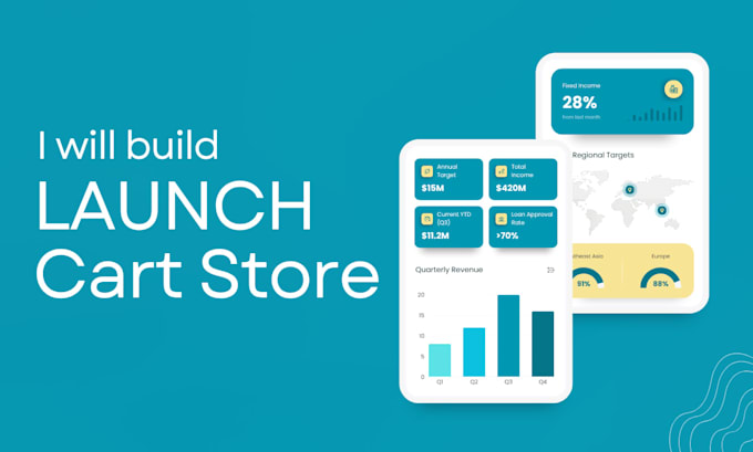 create your premium launch cart store
