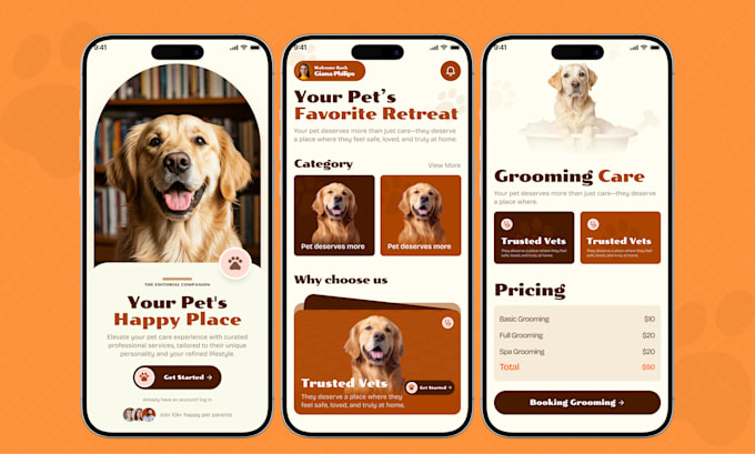 mobile app design, app design, figma app design, app ui
