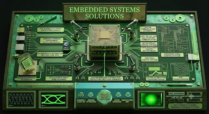 design pcb schematic layout and firmware for embedded systems esp32 arm cortexm3