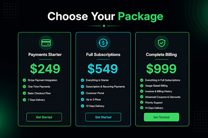 add monthly payments and subscriptions to your web app