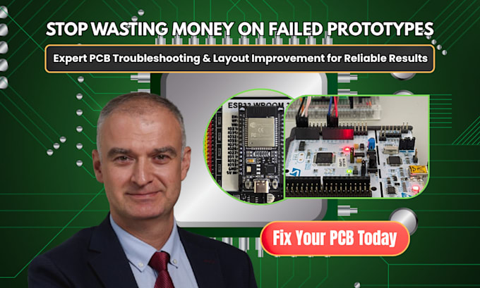 fix, review pcb design errors and improve pcb layout performance