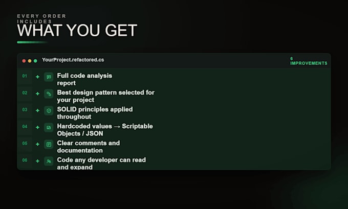 refactor and optimiz your unity scripts