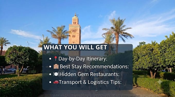 plan your perfect marrakesh itinerary