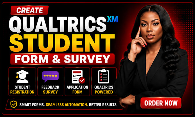 create qualtrics student regristration form feedback survey application form
